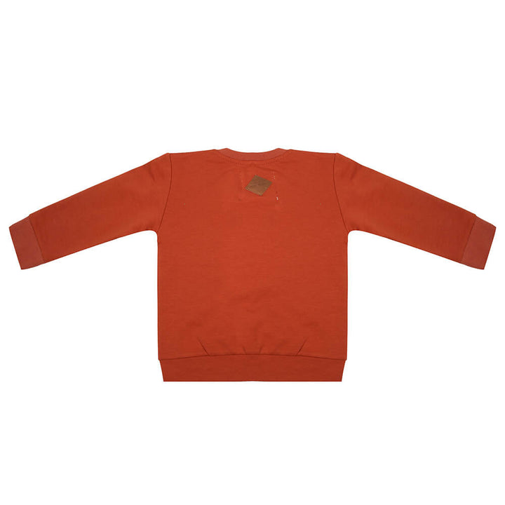 Little Indians Boho Sweater Picante - Kinder Trui - Rood2