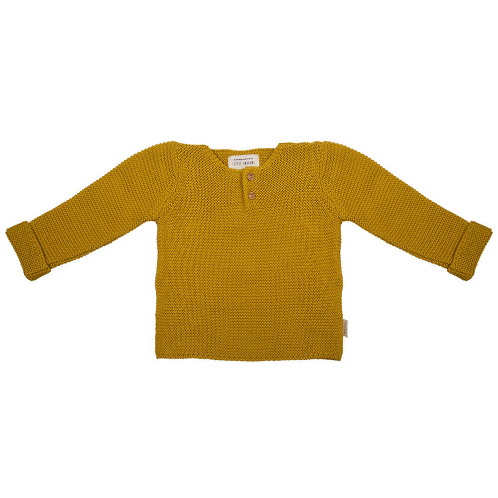 Little Indians Knit Sweater - Gebreide Trui - Geel1