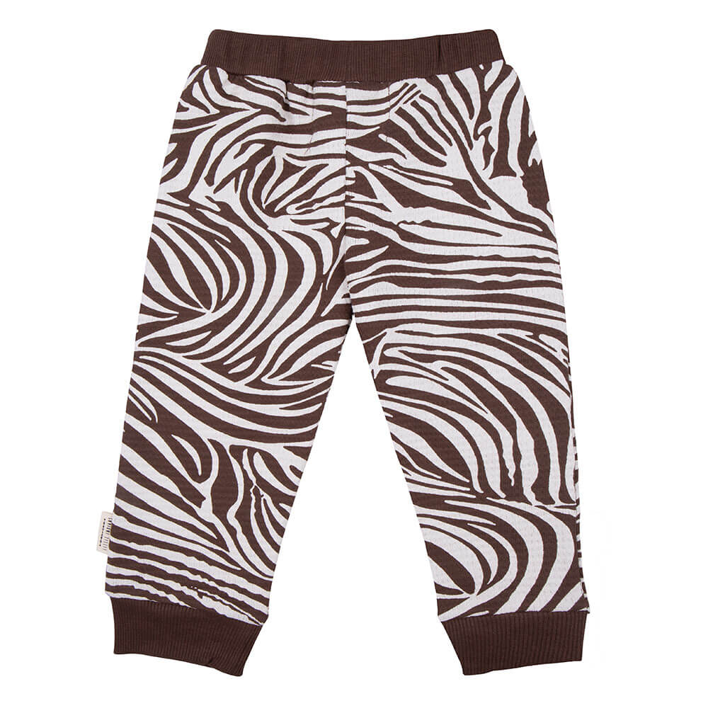 Little Indians Pyjama Waffle Zebra - Pyjama - Bruin5