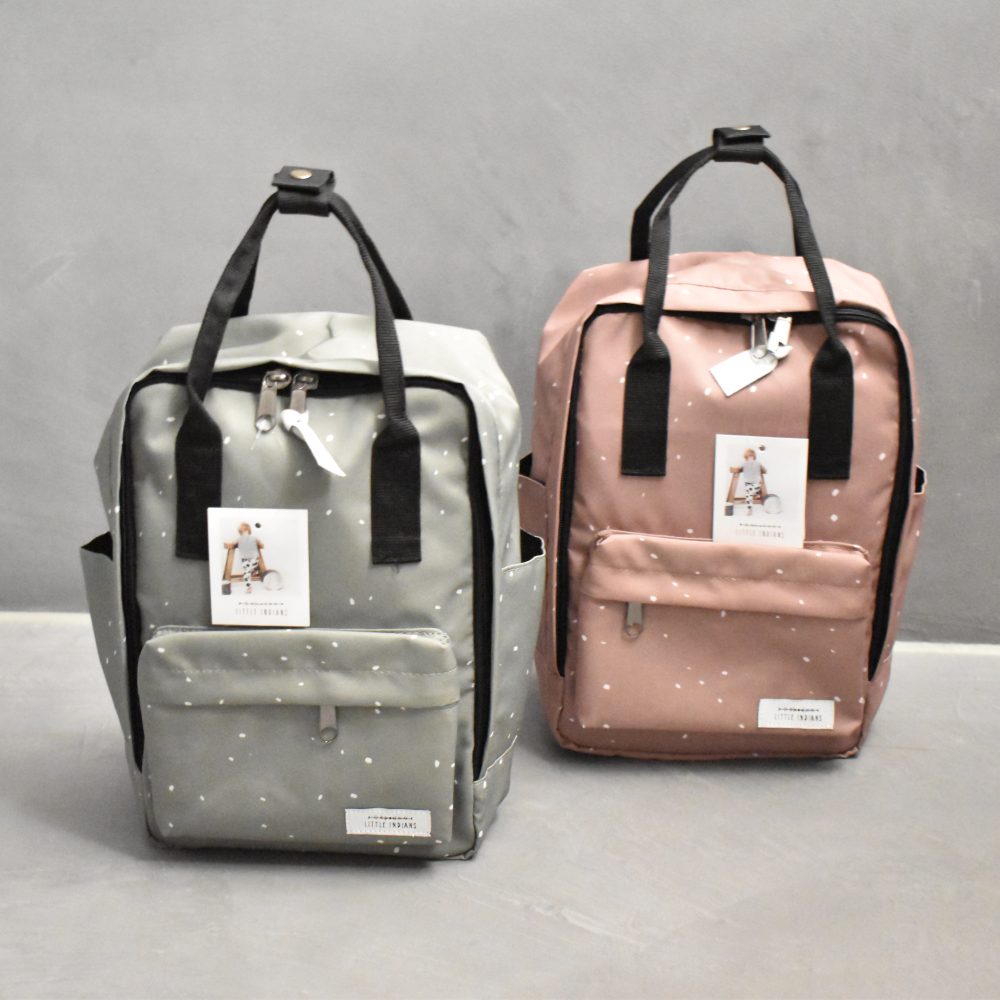 Little Indians Backpack Dots Sponge Children s Bag Green Bee Cute Babykleding Kinderkleding