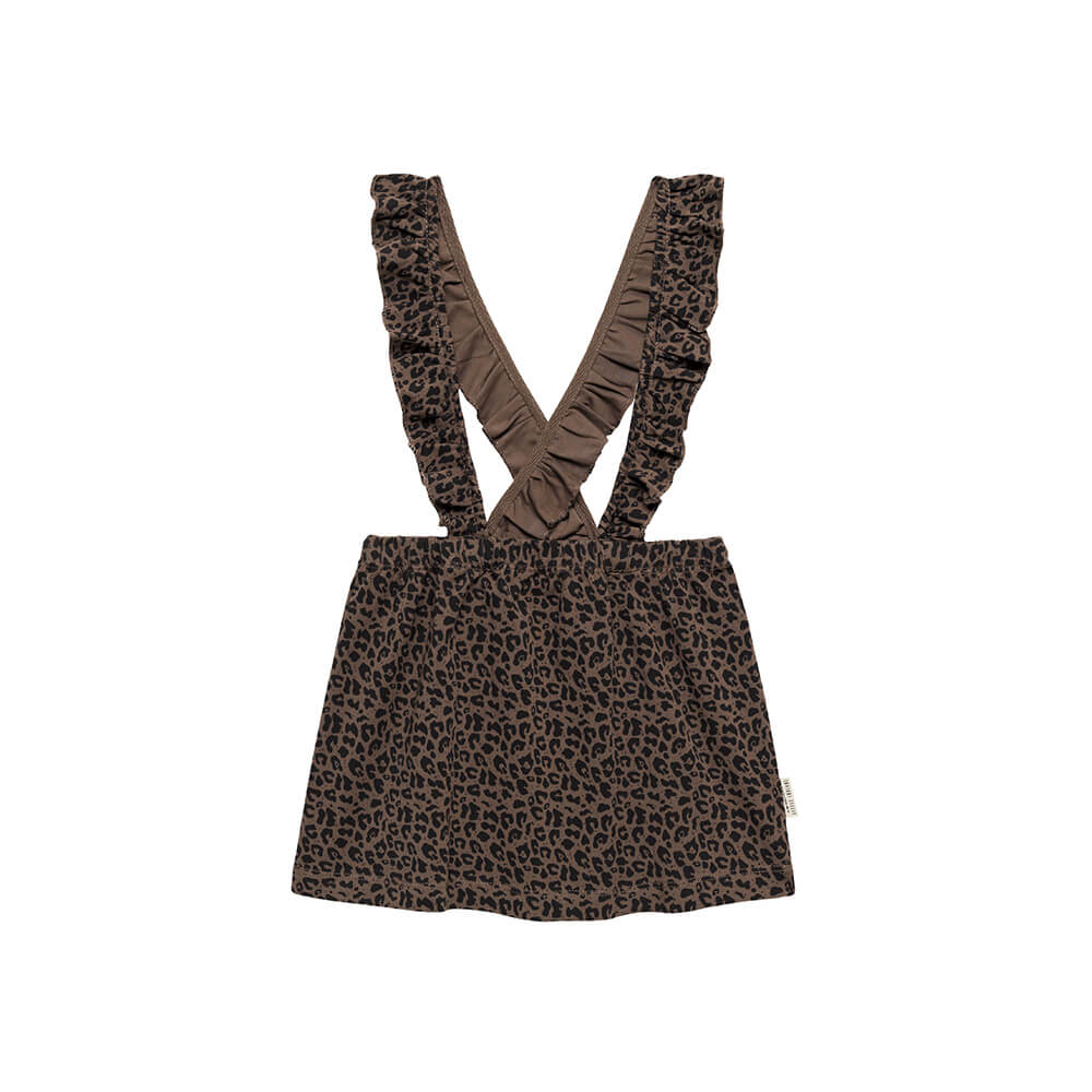 Little Indians Salopette Dress Leopard - Jurk - Bruin1