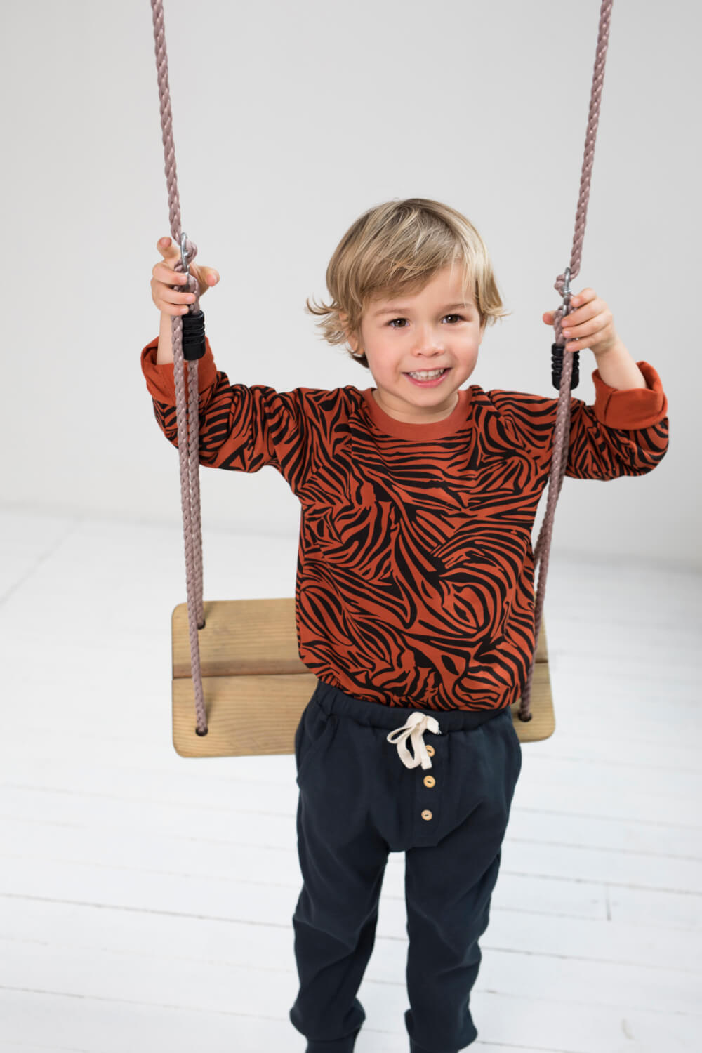Little Indians Sweater Zebra Picante - Sweatshirt - Rood4