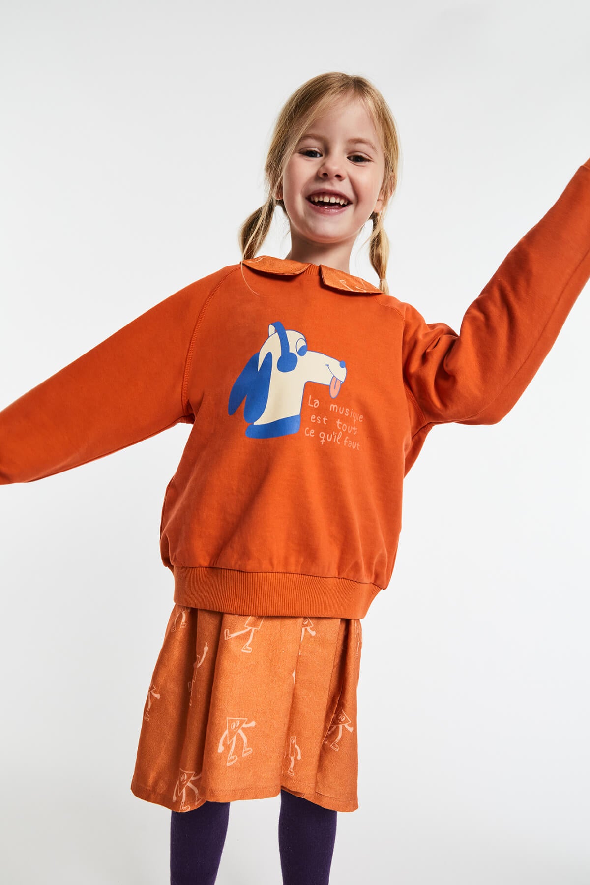 Maison Tadaboum Jacky Sweatshirt - Unisex Sweater - Oranje3
