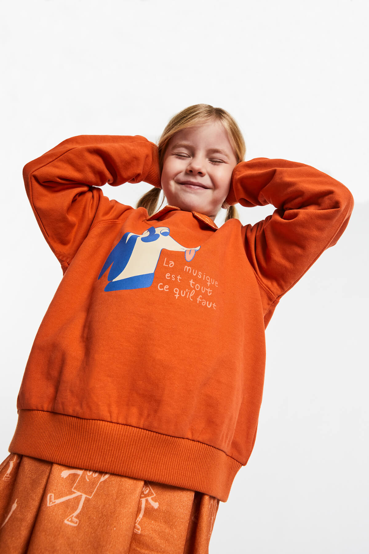 Maison Tadaboum Jacky Sweatshirt - Unisex Sweater - Oranje4