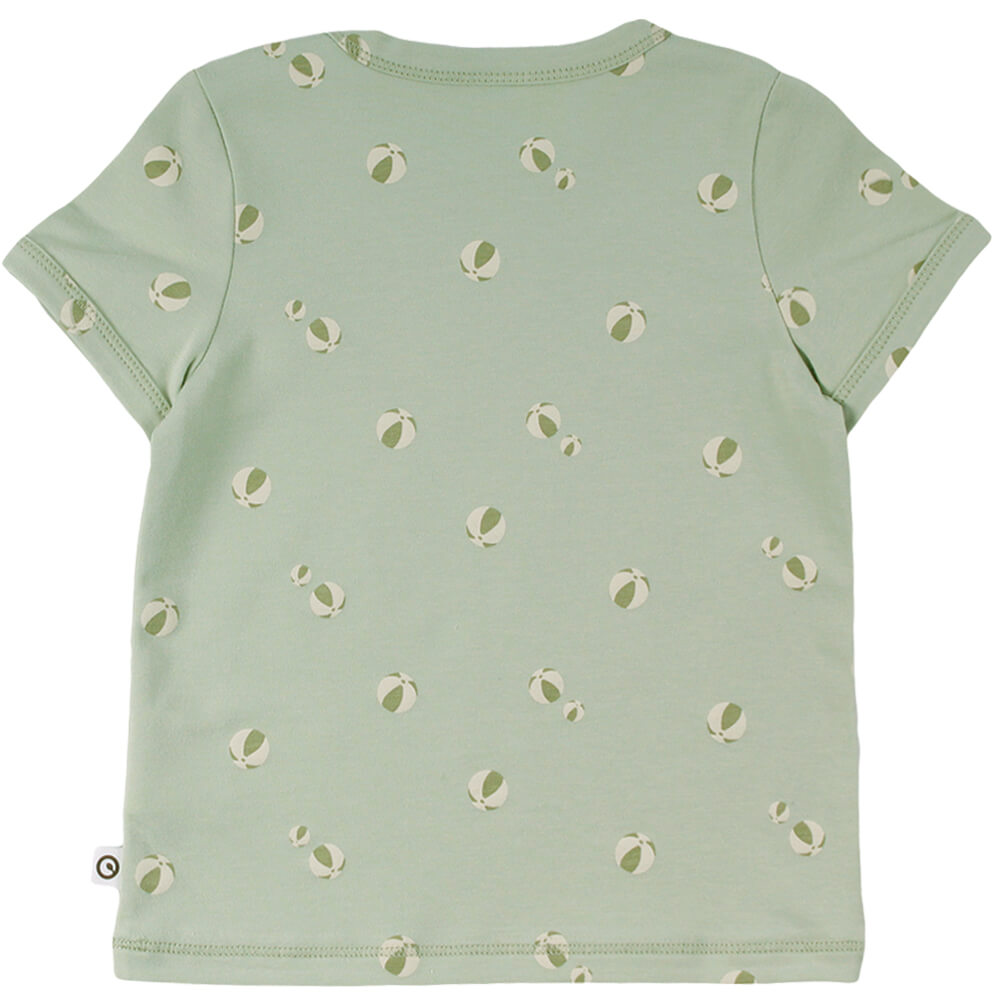 Müsli Beachball Short Sleeve Top - Baby Shirt - Groen2
