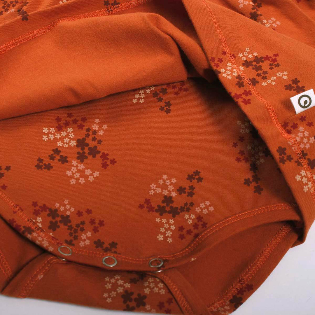 Müsli Bloom Flora Dress Body - Baby Jurkje - Oranje6