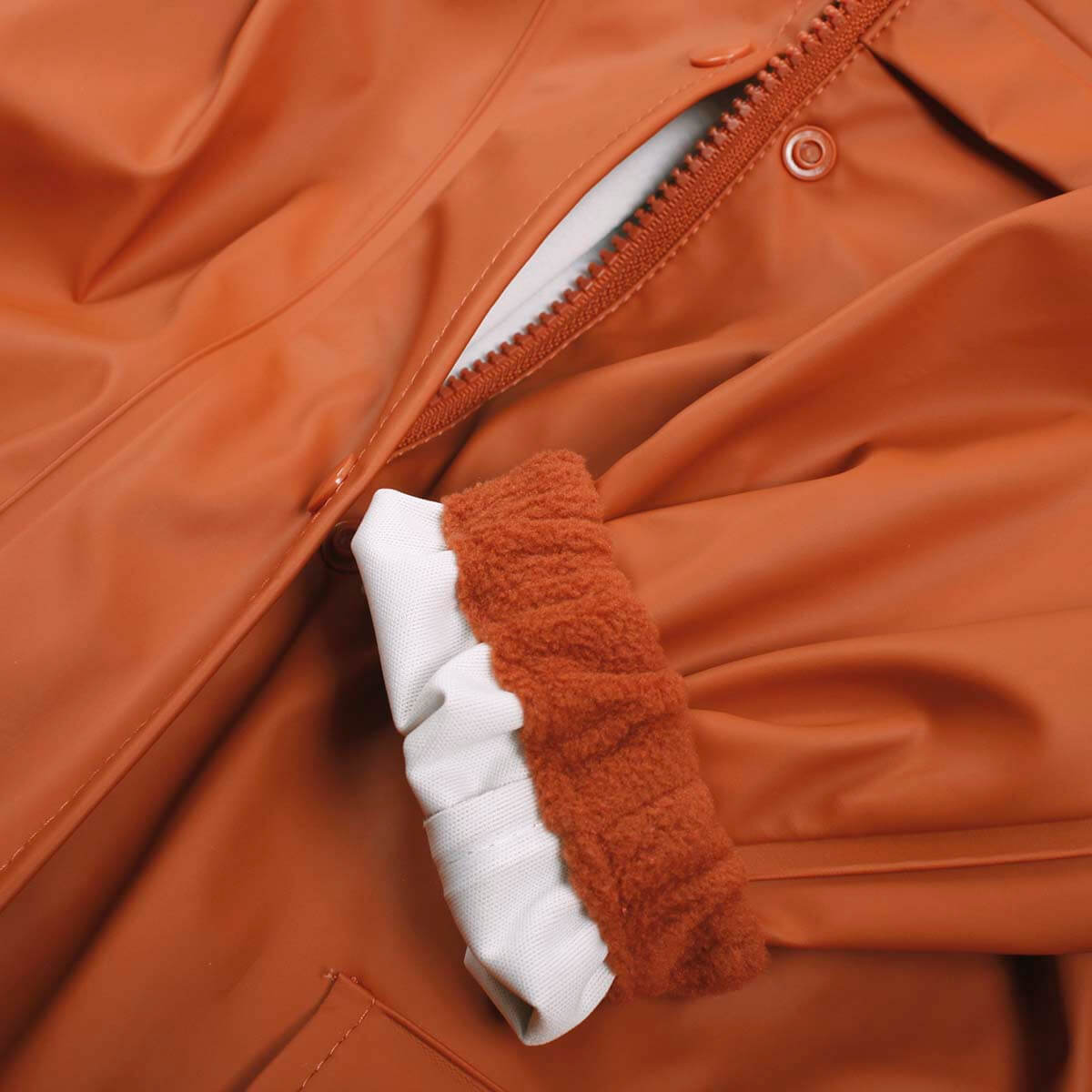 Müsli Rainwear Long Jacket Bombay - Meisjes Regenjas Oranje6