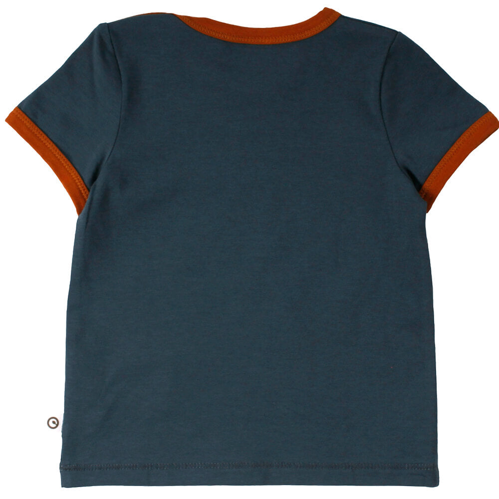 Müsli Rhino Short Sleeve Top - Baby Shirt - Donkerblauw2
