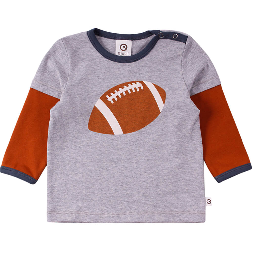 Müsli Rugby Print Top - Baby Shirt - Multicolor1