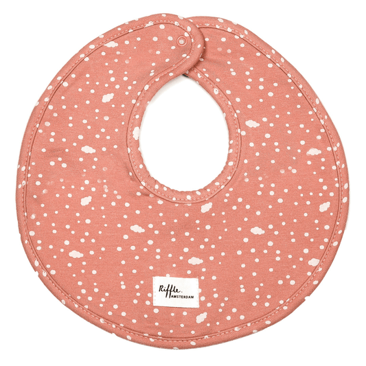 Riffle Bib Pink Dot - Slabbetje - Roze1