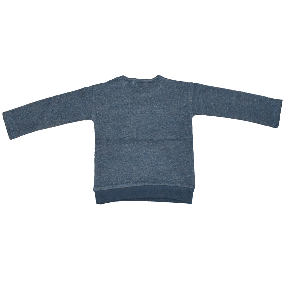 Riffle Sweater Combo Navy - Baby Sweater - Blauw2