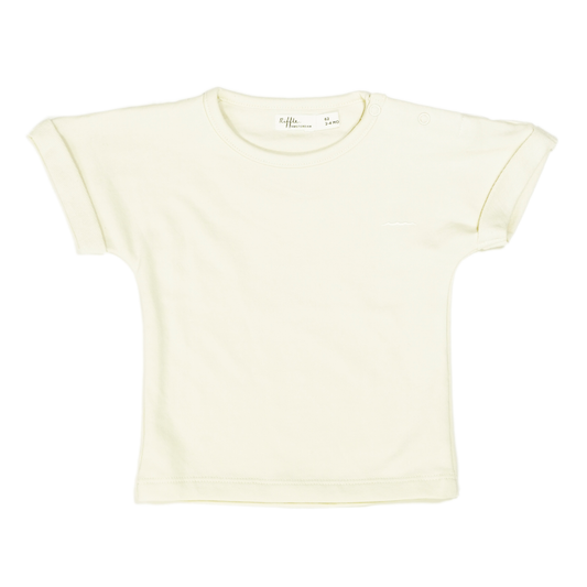 Riffle T-shirt Juul Shortsleeve White - Baby Shirt Off White1