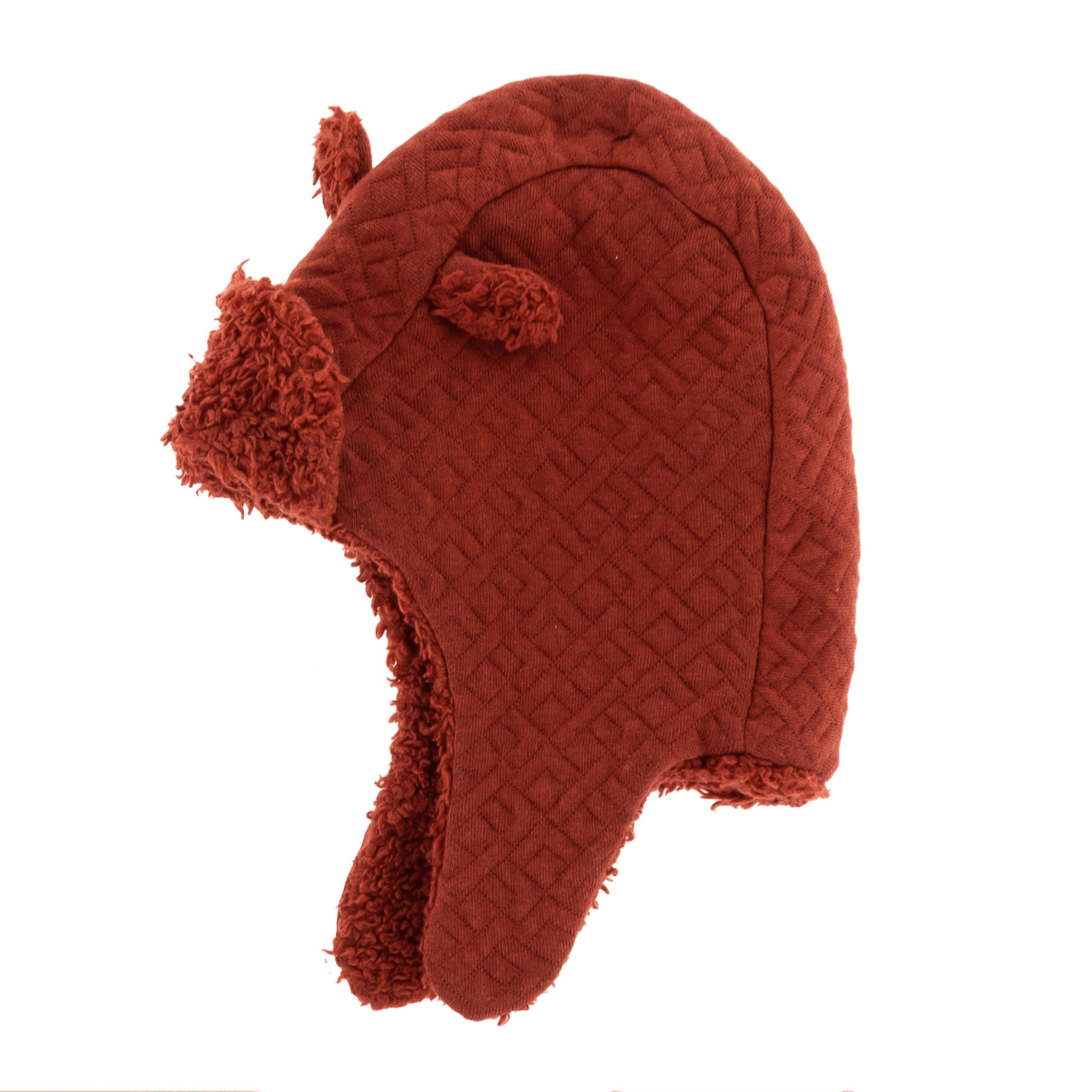 Riffle Winter Hat Quilt Henna - Baby Wintermuts - Rood1