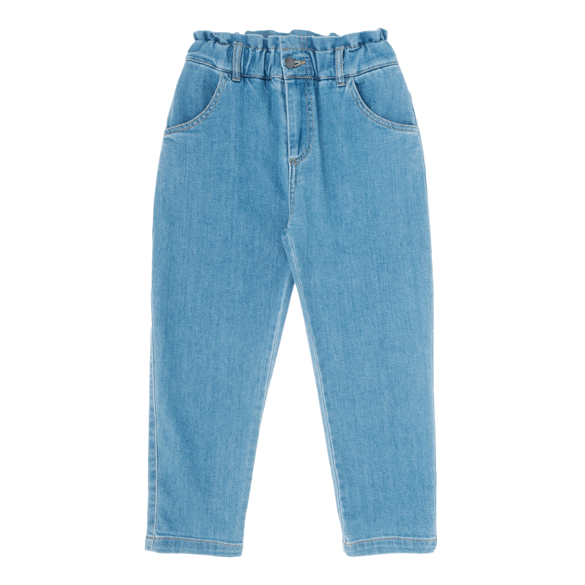 Tocoto Vintage Denim Girl Pants - Meisjes Broek - Blauw1