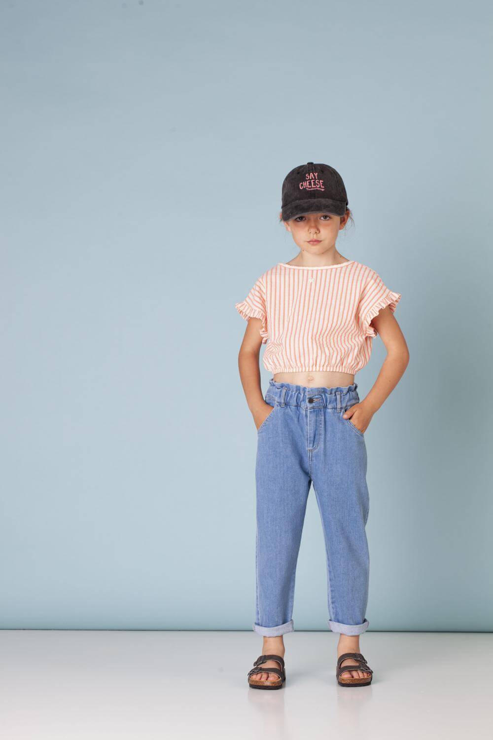 Tocoto Vintage Denim Girl Pants - Meisjes Broek - Blauw3