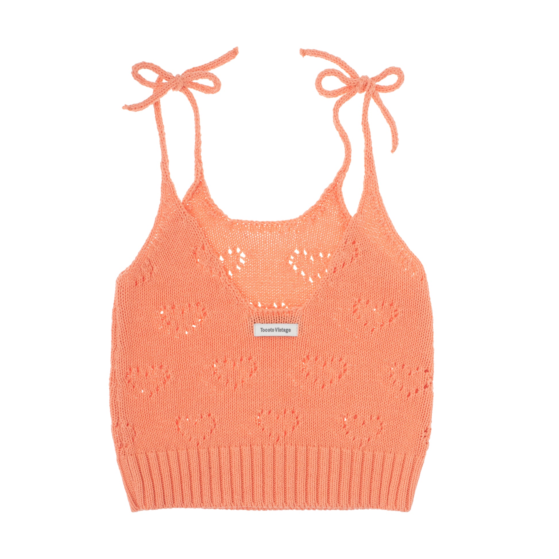 Tocoto Vintage Knitted Heart Top - Meisjes - Roze2