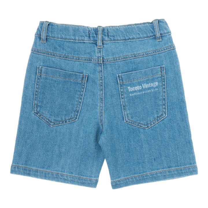 Tocoto Vintage Light Denim Shorts Boy - Jongens Short2