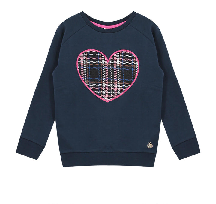 VinRose Sweater Hannah - Meisjes Sweatshirt - Donkerblauw1