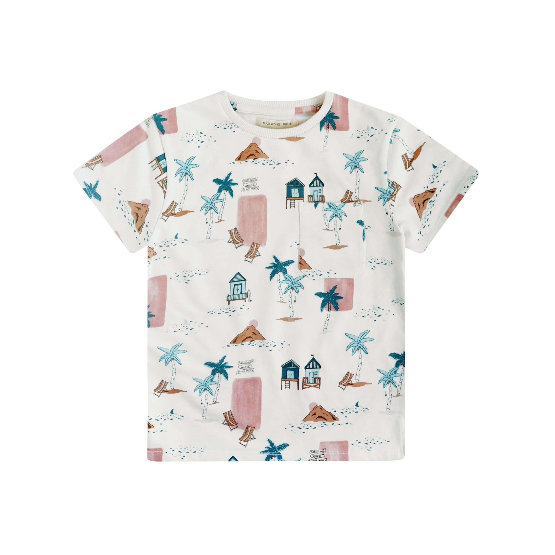 Your Wishes Beach Life Espen - Kinder Shirt - Multicolor1