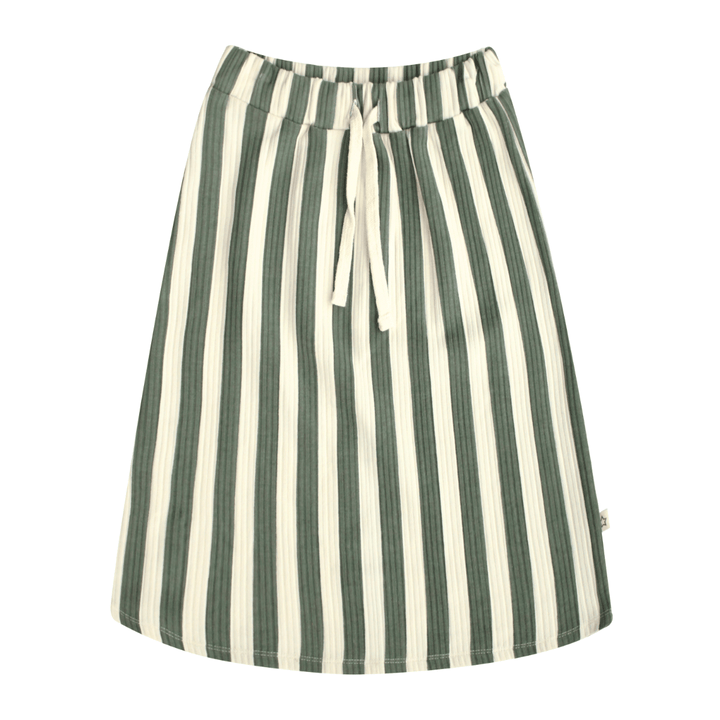 Your Wishes Bold Stripes Long Skirt - Meisjes Rok - Groen1