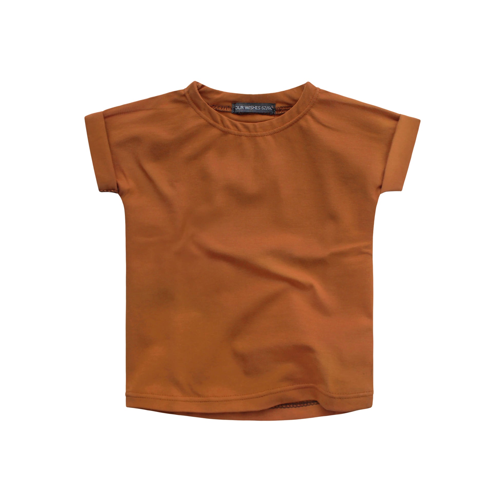 Your Wishes Cognac Jersey Boxy Tee - Baby Shirt - Bruin1