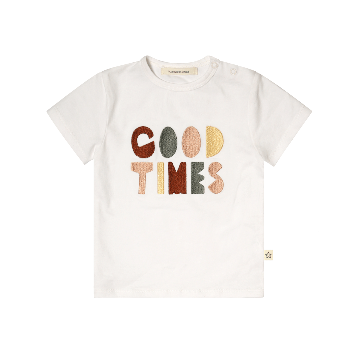 Your Wishes Good Times Shortsleeve - Kinder Shirt Off White1