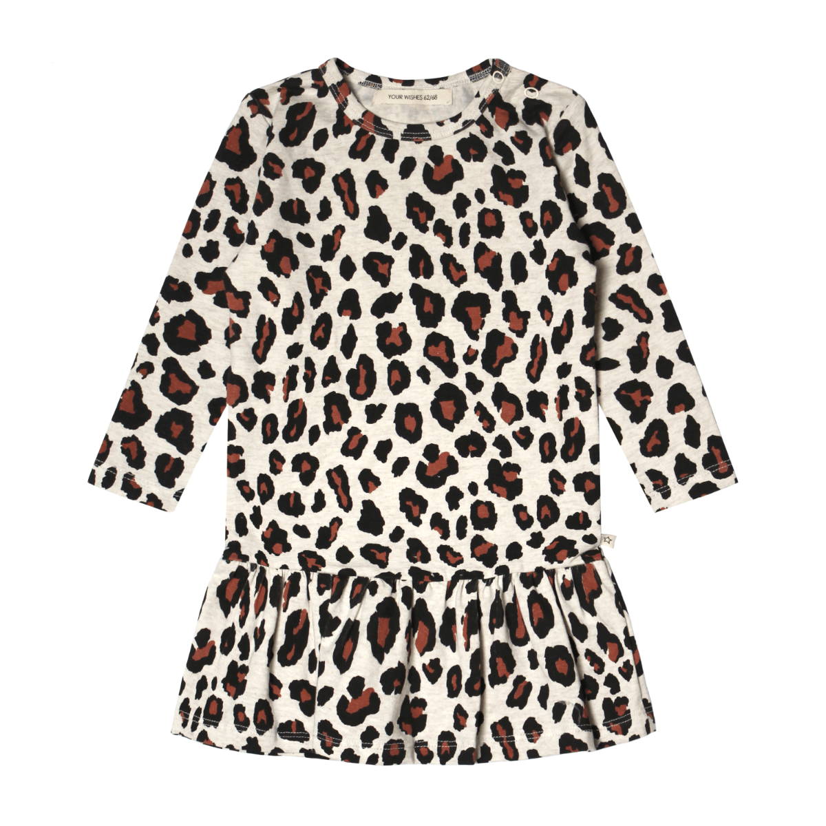 Your Wishes Leopard Shift Dress - Baby Jurkje - Multicolor1