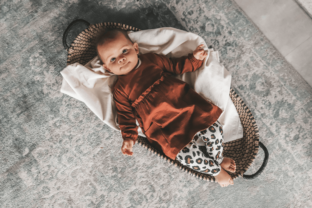 Your Wishes Plain Slub Brianna Baby Jurkje Roestbruin Bee Cute Babykleding Kinderkleding