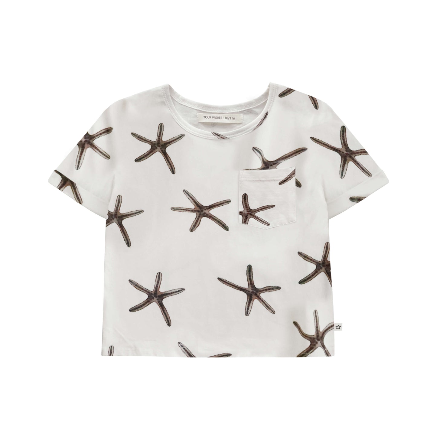Your Wishes Starfish Evi - Kinder Shirt - Ecru1