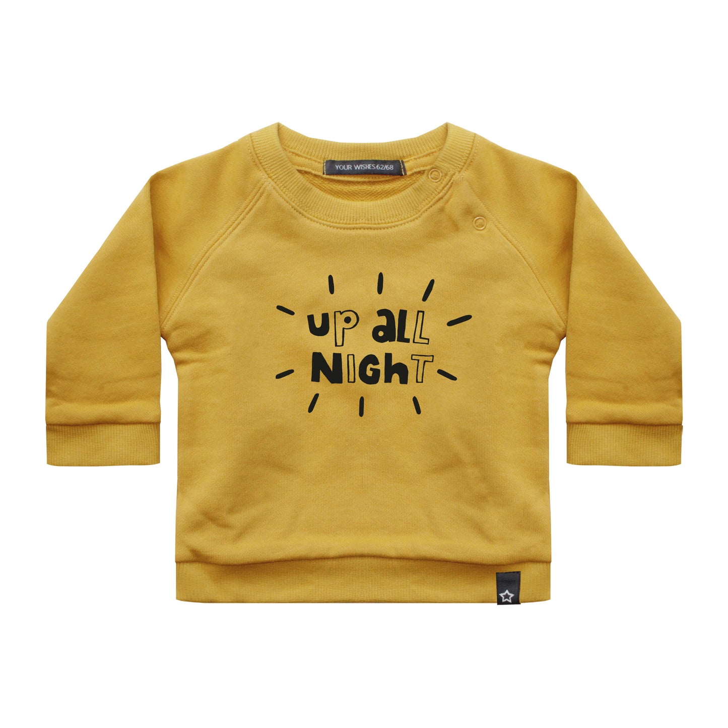 Your Wishes Sweater Up All Night - Sweatshirt - Geel1