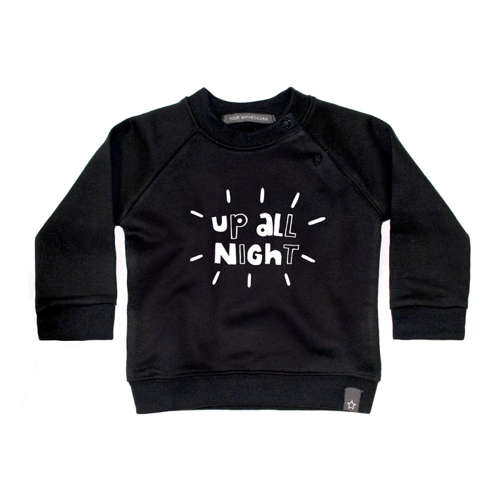 Your Wishes Sweater Up All Night - Sweatshirt - Zwart1
