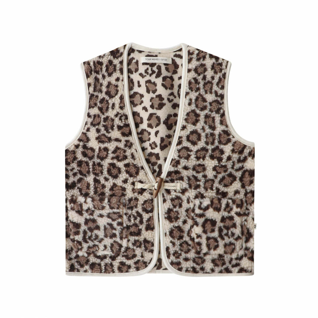 Your Wishes Teddy Leopard Nona - Gilet - Multicolor1