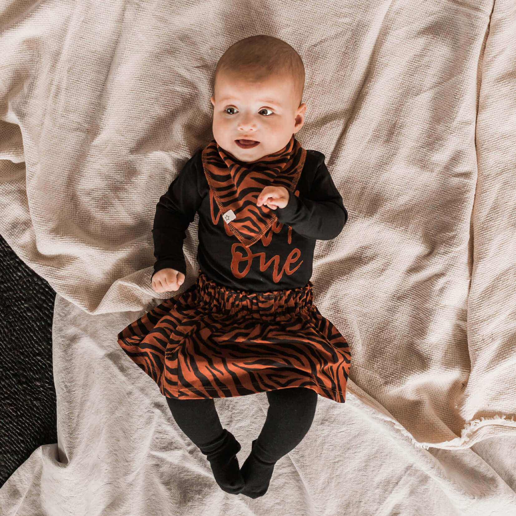 Your Wishes Zebra Skirt - Baby Rokje - Bruin2